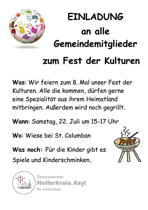 Fest Der Kulturen St Columban