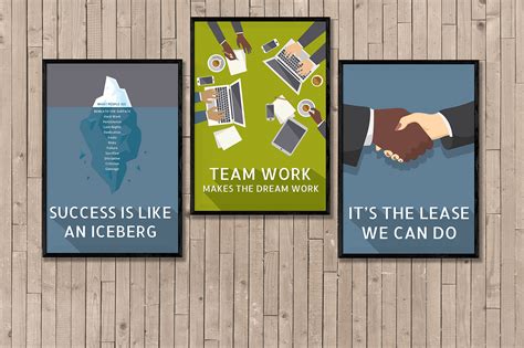 Motivational Office Workplace Poster Designs on Behance