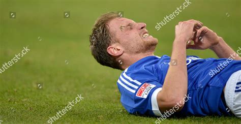 Schalkes Captain Benedikt Hoewedes Reacts On Editorial Stock Photo