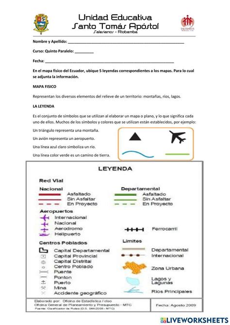 Representación De La Tierra Interactive Activity Live Worksheets