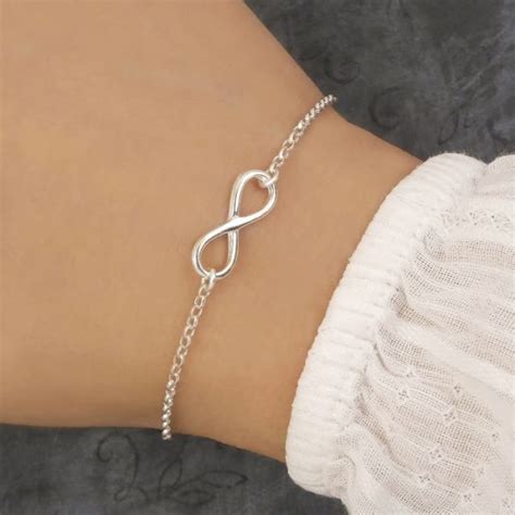 Silver Infinity Bracelet Silver Willow Jewellery