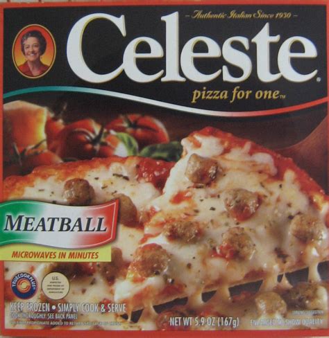 Foodette Reviews: Celeste Meatball Pizza for One