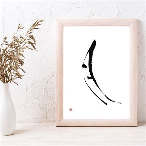 Japanese Calligraphy Art / Wall Art / Poster / Digital | Etsy