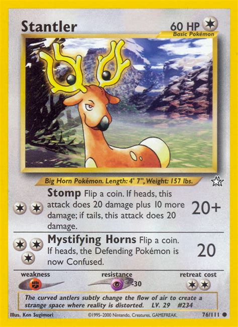 Stantler 76 111 Wert Bild Künstler Seltenheit Pokemonkarte de