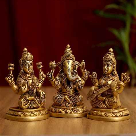 Lakshmi Ganesh Saraswati Ji Pair (Type 1)