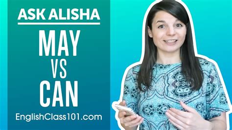 How To Use May And Can English Modals Differences Basic English