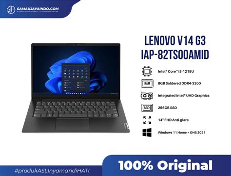 Lenovo V14 G3 Iap 82ts00amid Intel Core I3 1215u 8gb Ram 256gb Ssd