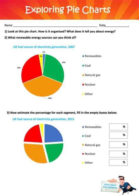 Top 35 Pie Charts Worksheets free to download in PDF format