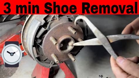 How To Remove Rear Break Shoes Youtube