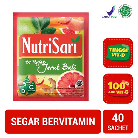 Jual Nutrisari Es Rujak Jeruk Bali Minuman Buah Vitamin C Vitamin D