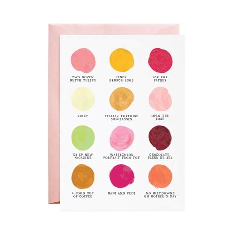 Mother S Day Color Palette Greeting Card Mother S Day Colors Tulips Card Mothers Day