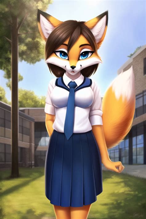 Fox school uniform by hardboildchicken on DeviantArt