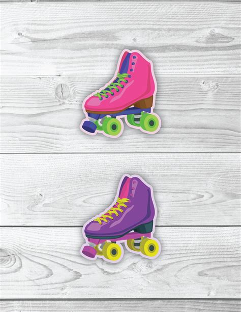 Roller Skate Stickers Etsy