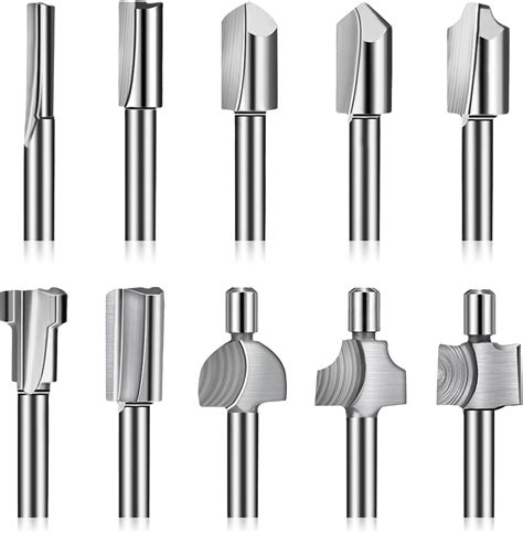 Hakkin Hss Router Bits Pcs Mm Mini Shank Carpentry Router Bits