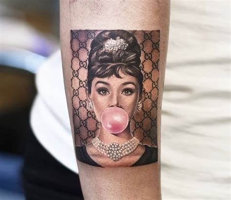 Audrey Hepburn Tattoo By Dani Ginzburg Photo