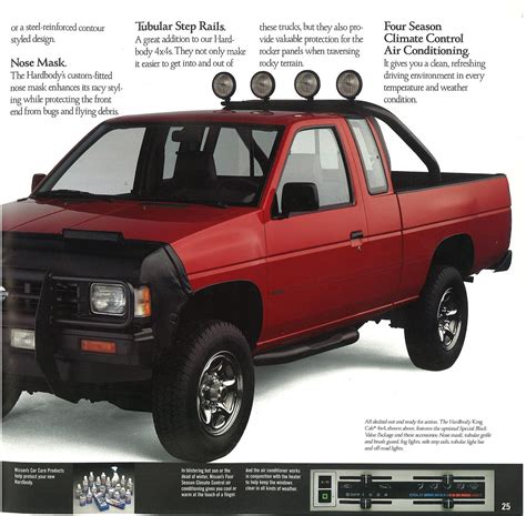 1990 Nissan Hardbody Trucks Dealer Brochure Nicoclub