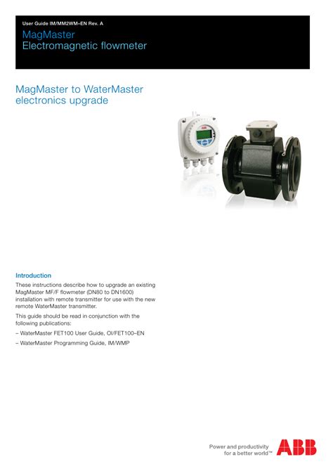 Watermaster Electromagnetic Flowmeter The Perfect Fit For 49 OFF