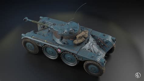 Panhard EBR 90 PBR Model 3D model | CGTrader