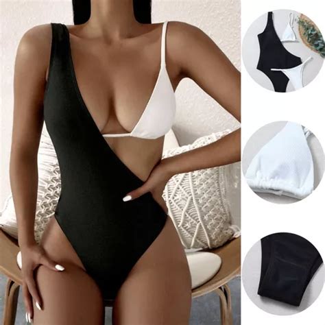 Traje De Baño Para Mujer Conjunto De Bikini De Tres Piezas P Cuotas