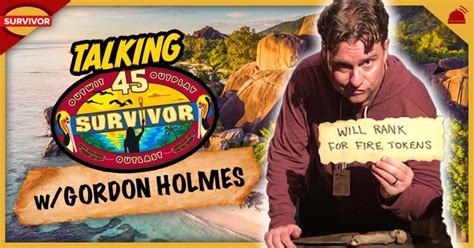 Survivor 45 Gordon Holmes Interview Archives RobHasAwebsite