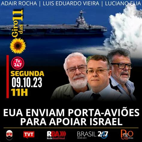 Stream Giro das Onze EUA enviam porta aviões para apoiar Israel