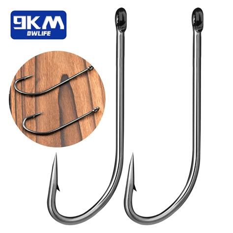 Km Seawater Fishing Hook Pcs Barbed Beak Long Shank Fishing