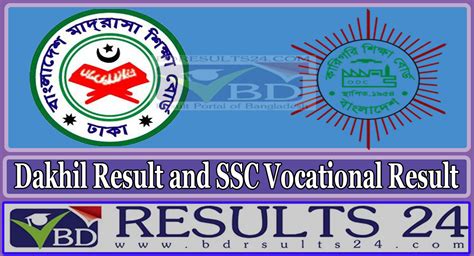 Dakhil Result And Ssc Vocational Exam Result Bd Results