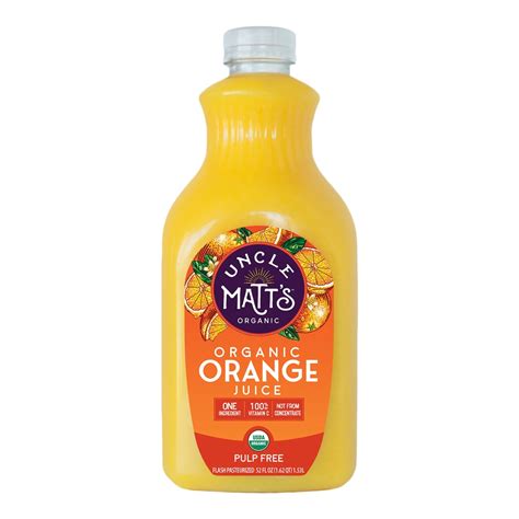 uncle matts organic orange juice pulp   fl oz kroger