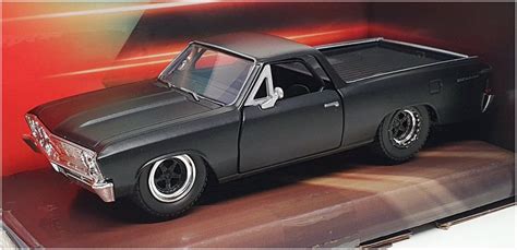 Jada 132 Scale 34414 Fast And Furious X 1967 Chevrolet El Camino Black — Rmtoys Ltd