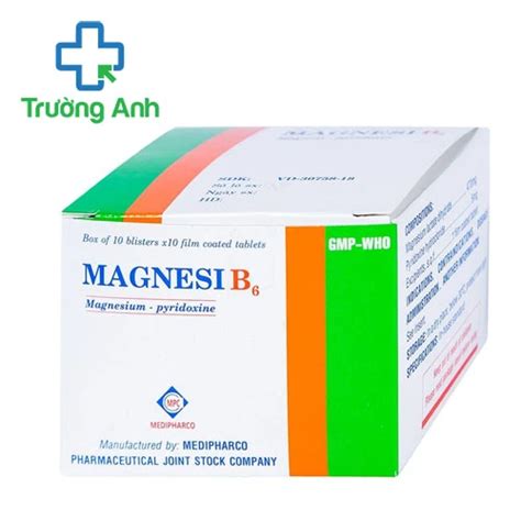 Magnesi B6 Medipharco Thuốc điều Trị Thiếu Magnesi