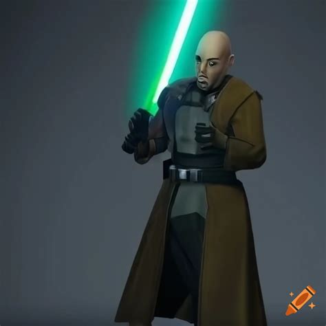 Image Of A Male Corellian Jedi Pilot In Jedi Temple