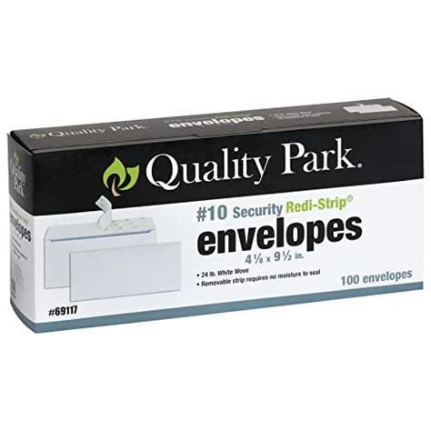 Quality Park Security Envelopes No Window Redi Strip Self Seal