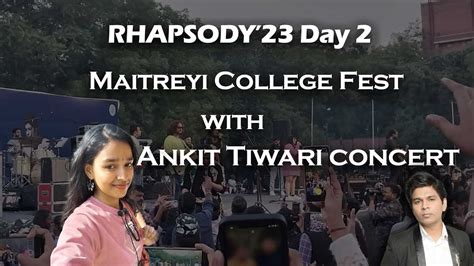 Delhi University Rhapsody Fest At Maitreyi College With Bollywood