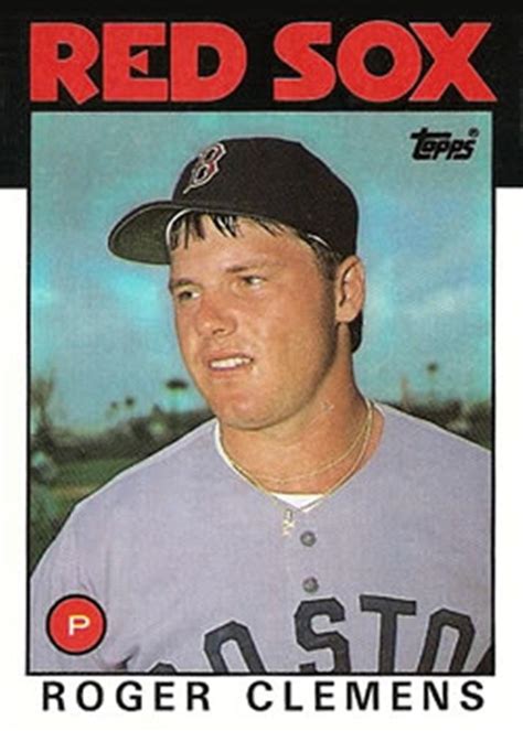 1986 Topps 661 Roger Clemens Trading Card Database