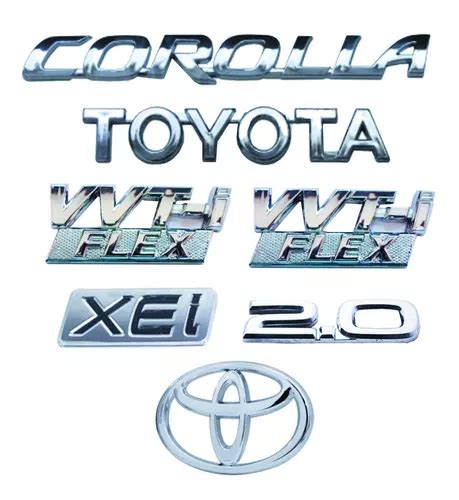 Kit Emblema Corolla Toyota 2 Vvt I Xei 2 0 Logo Da Grade Parcelamento