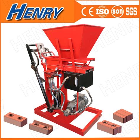 Hr Semi Automatic Clay Soil Hydraulic Interlocking Brick Machine