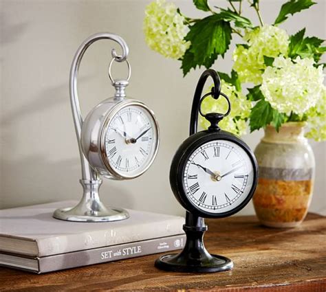 Wall Clocks Decorative Clocks And Table Clocks Pottery Barn Clock