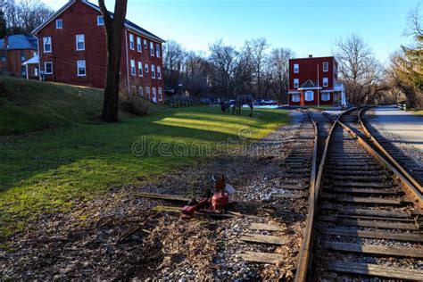 Hanover Junction Station Tracks Editorial Stock Image Image Of