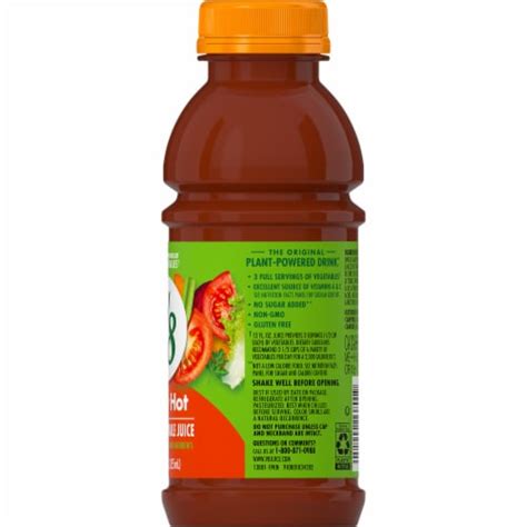 V8 Spicy Hot 100% Vegetable Juice, 12 fl oz - Fred Meyer