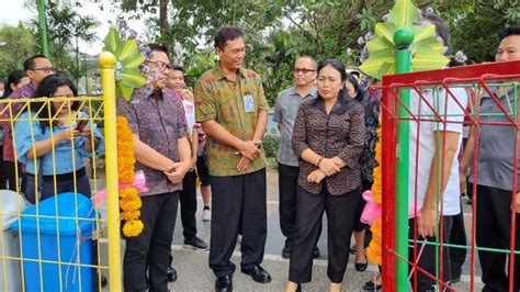 Menteri Pppa Resmikan Taman Bermain Anak Denpasar Ada Showcase Energi