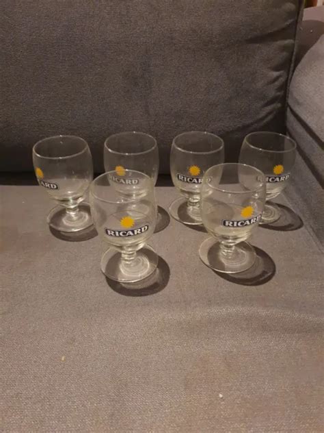 LOT DE 6 Verres RICARD A Ballon Collection EUR 15 00 PicClick FR