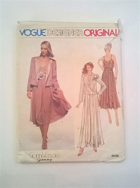 Gianni Versace Vogue Designer Original Pattern 2026 Etsy UK