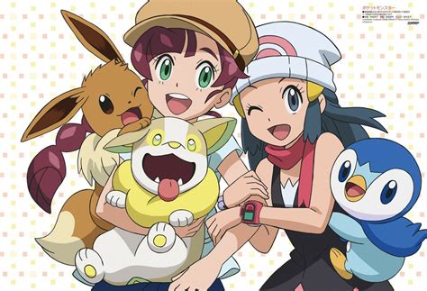 Dawn Eevee Piplup Yamper And Chloe Pokemon And 2 More Danbooru