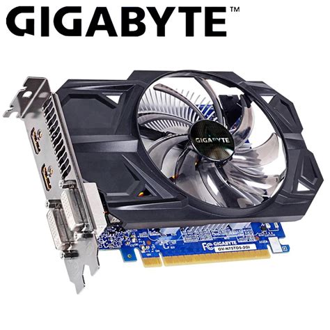 GIGABYTE tarjeta gráfica GTX 750 Ti con NVIDIA GeForce gtx 750 ti GPU