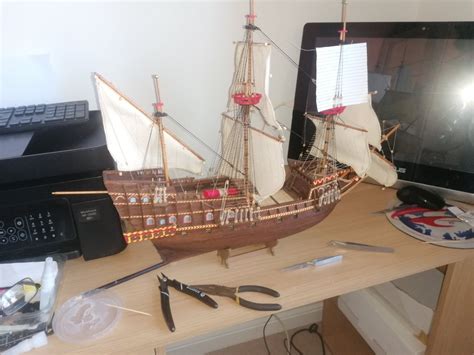 Golden Hind By Newbee Occre Improved Version Kit Build