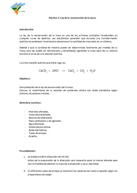 Ley Conservacion De La Masa 4