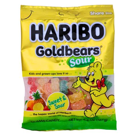 Haribo Sour Gold Bears Gummi Candy Candy Funhouse Candy Funhouse Us