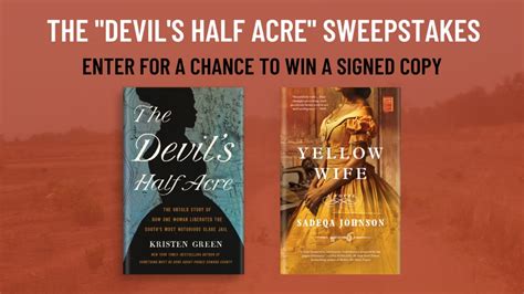 Enter For A Chance To Win A Signed Copy Of The Devils Half Acre And