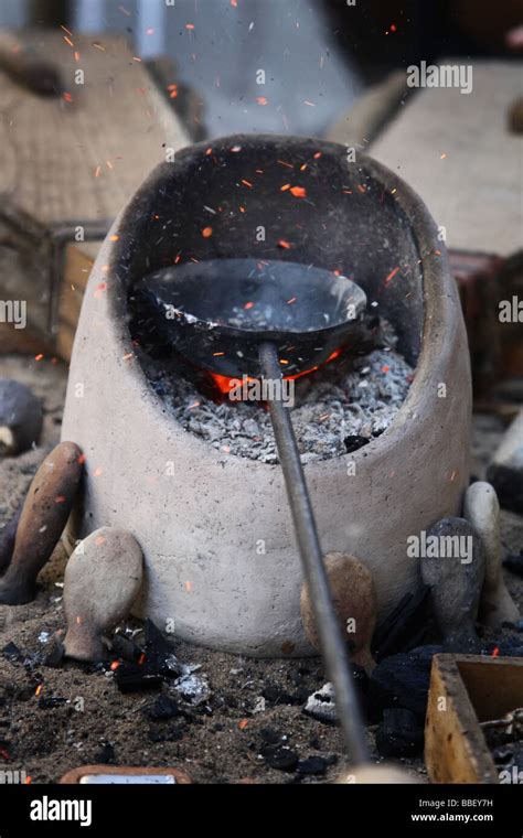 Steel crucible hi-res stock photography and images - Alamy